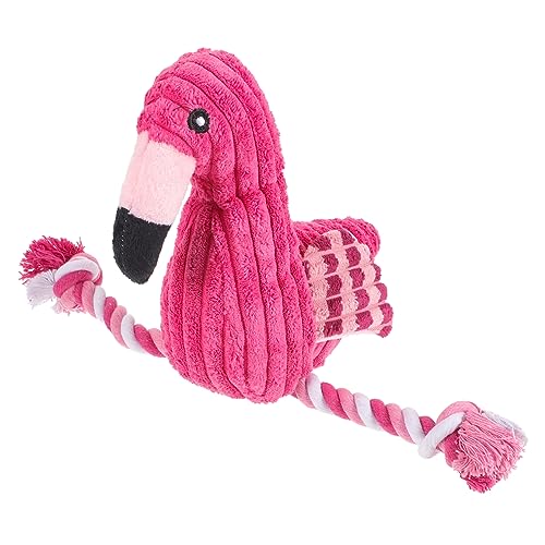 COLLBATH üsch Hundespielzeug Flamingo Mit Quietscher Interaktives Kauspielzeug Für Welpen Und Hunde Corduroy Design Perfekt Für Spiel Und Zahnreinigung COLLBATH üsch Hundespielzeug Flamingo Mit Quietscher Interaktives Kauspielzeug Für Welpen Und Hunde Corduroy Design Perfekt Für Spiel Und Zahnreinigung von COLLBATH
