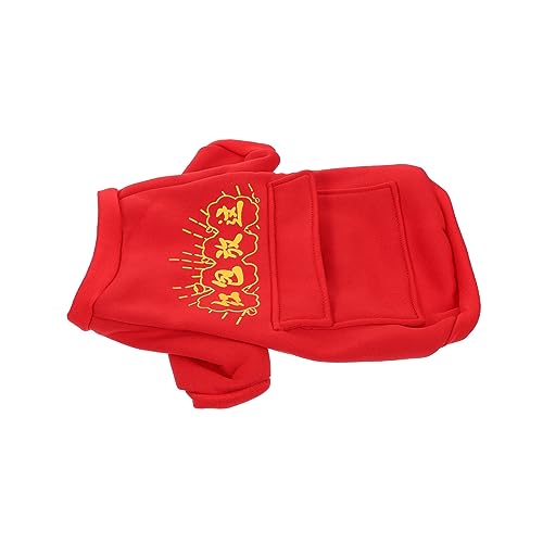 COLLBATH Hundekleidung Warm Mantel Aus Polyester Für Haustier Neujahrsbedarf Kälteschutz Bequeme Outfits COLLBATH Hundekleidung Warm Mantel Aus Polyester Für Haustier Neujahrsbedarf Kälteschutz Bequeme Outfits von COLLBATH