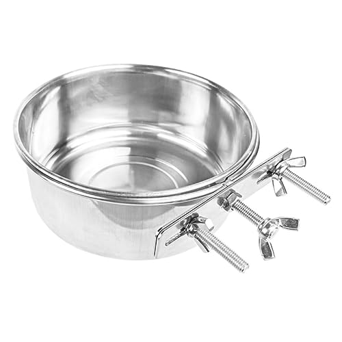 Hängender Fressnapf Erhöhte Katzennäpfe mit Ständer Futterautomat für Haustiere edelstahlschüsseln edelstahlnapf Katzennapf Kätzchennapf für den Haushalt Rostfreier Stahl Silver COLLBATH Hängender Fressnapf Erhöhte Katzennäpfe mit Ständer Futterautomat für Haustiere edelstahlschüsseln edelstahlnapf Katzennapf Kätzchennapf für den Haushalt Rostfreier Stahl Silver COLLBATH von COLLBATH