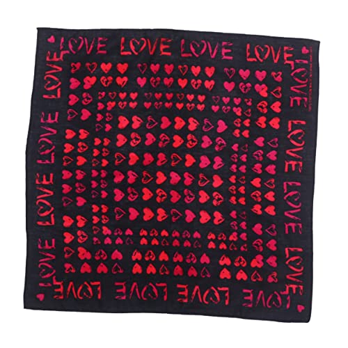 COLLBATH Haustierhalsband Halskette Mit Herzmuster Hundelätzchen Haustier-anziehzubehör Valentinstags-Themen-hundespeicheltuch von COLLBATH