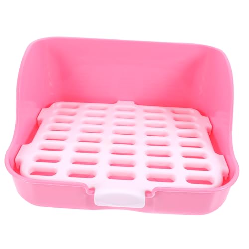 COLLBATH Kasten Töpfchentrainer Für Kaninchen Hasenmatte Käfigmatte Hamsterkäfig Welpen Pads Hasenlaufstall Drinnen Hund Katzentrainingstoilette Plüsch Ratte Plastik Rosa COLLBATH Kasten Töpfchentrainer Für Kaninchen Hasenmatte Käfigmatte Hamsterkäfig Welpen Pads Hasenlaufstall Drinnen Hund Katzentrainingstoilette Plüsch Ratte Plastik Rosa von COLLBATH