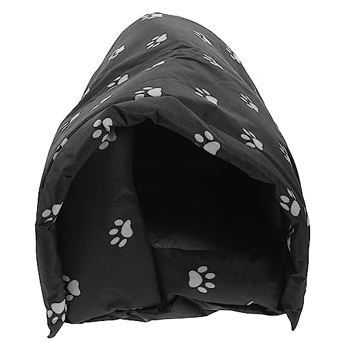 COLLBATH Hundehütte Für Draußen Katzenhütte Schlafplatz Für Haustiere Haustierhütte Aus Stabilen Materialien Bequemes Bett Für Kleine Hunde Und Katzen von COLLBATH