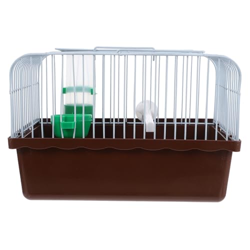 COLLBATH Geräumiger Vogelkäfig mit Reisebox Papageien-Transportbox Kleintier-Transportkäfig bequemer tragbarer Vogel-Reisetransportkäfig von COLLBATH