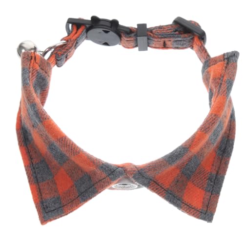 COLLBATH Verstellbares Katzenhalsband Katzenhalsband Mit Glöckchen Haustierhalsband Breakaway Für Kätzchen Und Katzen Modisches Design von COLLBATH