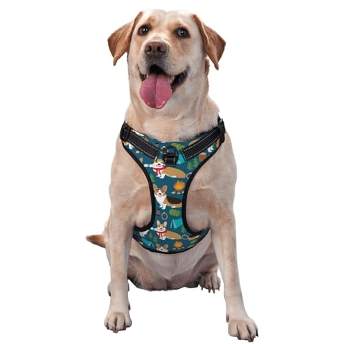 Traktionsweste für Hunde, Brustgurt, Geschirr, Outdoor, Spaziergang mit dem Hund Traktionsweste für Hunde, Brustgurt, Geschirr, Outdoor, Spaziergang mit dem Hund von COMAAM