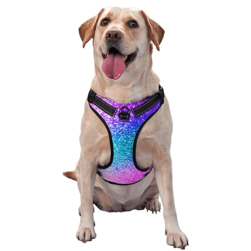 Traktionsweste mit Glitzer-Pailletten, Brustgurt, Geschirr, Outdoor, Spaziergang mit dem Hund Traktionsweste mit Glitzer-Pailletten, Brustgurt, Geschirr, Outdoor, Spaziergang mit dem Hund von COMAAM