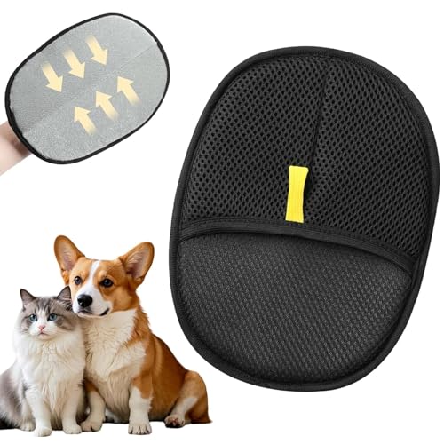 Fellpflege-Handschuhe für Katze, Hundepflege-Handschuh, Haustier-Pflegehandschuhe, wiederverwendbarer Katzen- und Hundehaarentferner für Couch, Möbel, Teppich, Vorhang von COMBLU