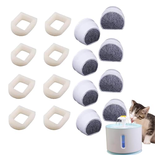 COMFOLIVING Ersatz für Haustierbrunnenfilter, Haustierbrunnenfilter | Aktivkohlefilter für Haustierbrunnen | Haustiersichere Schwämme aus Schaumstoff, Katzen-Wassernapf-Trinkbrunnenfilter, passend für COMFOLIVING Ersatz für Haustierbrunnenfilter, Haustierbrunnenfilter | Aktivkohlefilter für Haustierbrunnen | Haustiersichere Schwämme aus Schaumstoff, Katzen-Wassernapf-Trinkbrunnenfilter, passend für von COMFOLIVING