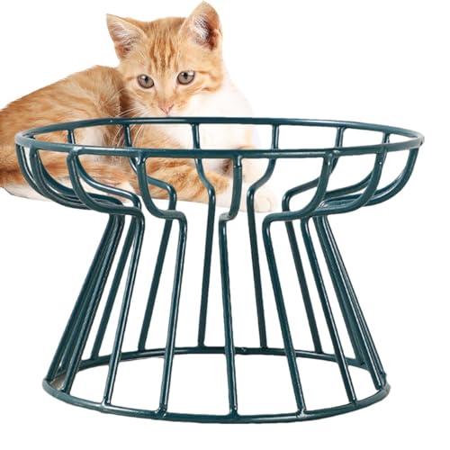Erhöhter Katzennapf – Erhöhter Katzennapf | Erhöhte Futternäpfe für Katzen | Kein Verschütten, erhöhter Katzenfutternapf aus Keramik | Erhöhte Katzennäpfe mit rutschfestem und rostfreiem Metallständer Erhöhter Katzennapf – Erhöhter Katzennapf | Erhöhte Futternäpfe für Katzen | Kein Verschütten, erhöhter Katzenfutternapf aus Keramik | Erhöhte Katzennäpfe mit rutschfestem und rostfreiem Metallständer von COMFOLIVING