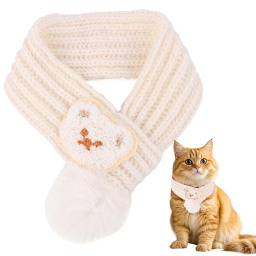 Hunde-Bandana Hunde | Katzenschal | Weihnachts-Hundeschal, Verstellbarer gestrickter Haustierschal | Weihnachtswarmer Haustierschal | Niedliches mehrfarbiges Haustier Hunde-Bandana Hunde | Katzenschal | Weihnachts-Hundeschal, Verstellbarer gestrickter Haustierschal | Weihnachtswarmer Haustierschal | Niedliches mehrfarbiges Haustier von COMFOLIVING