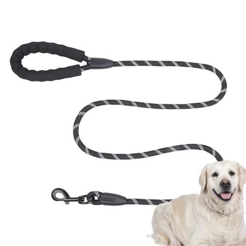 Hundeleine, verstellbar, sicheres Hundekabel, bequeme 12,7 cm lange Hundeleine mit gepolstertem Griff, Welpenleeash, vielseitige Hundetrainingsleine für Spaziergänge, , Training und lange Hundeleine, verstellbar, sicheres Hundekabel, bequeme 12,7 cm lange Hundeleine mit gepolstertem Griff, Welpenleeash, vielseitige Hundetrainingsleine für Spaziergänge, , Training und lange von COMFOLIVING