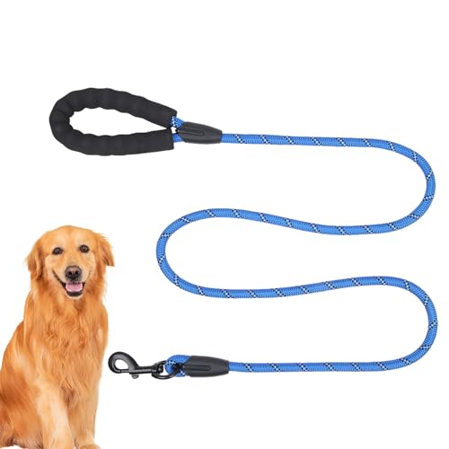 Hundeleine, verstellbar, sicheres Hundekabel, bequeme 12,7 cm lange Hundeleine mit gepolstertem Griff, Welpenleeash, vielseitige Hundetrainingsleine für Spaziergänge, , Training und lange Hundeleine, verstellbar, sicheres Hundekabel, bequeme 12,7 cm lange Hundeleine mit gepolstertem Griff, Welpenleeash, vielseitige Hundetrainingsleine für Spaziergänge, , Training und lange von COMFOLIVING