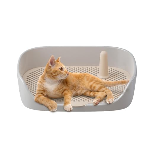 Hundetoilette – Welpen-Pad-Halter mit Schutzwand | Innovative Katzentoilette | Pet Pee Tray, Mehrzweck-Katzentoilette, leicht zu reinigen, Katzentoiletten | Urinierunterlage für das Töpfchentraining f Hundetoilette – Welpen-Pad-Halter mit Schutzwand | Innovative Katzentoilette | Pet Pee Tray, Mehrzweck-Katzentoilette, leicht zu reinigen, Katzentoiletten | Urinierunterlage für das Töpfchentraining f von COMFOLIVING