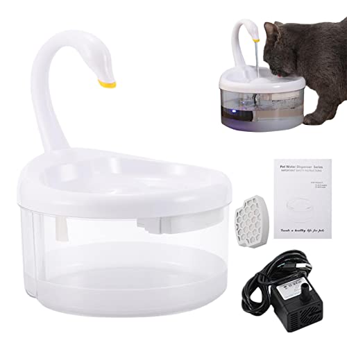 Kabelloser Katzenwasserbrunnen - Hund Wasserspender mit USB | LED Licht Katze Trinkbrunnen | Automatischer Wasserbrunnen für Indoor Katze | Katzentrinkbrunnen Wasserfall | Trinkbrunnen für C Kabelloser Katzenwasserbrunnen - Hund Wasserspender mit USB | LED Licht Katze Trinkbrunnen | Automatischer Wasserbrunnen für Indoor Katze | Katzentrinkbrunnen Wasserfall | Trinkbrunnen für C von COMFOLIVING