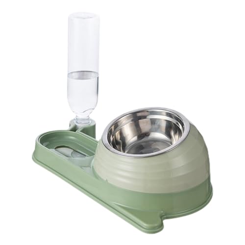 Katzenfutter- Und Wassernapf-Set, Katzennapf Mit Wasserspender, Geneigte Futternäpfe Für Haustiere Mit Wasserflasche, Schneckenförmiger Haustiernapf, Erhöhter Katzennapf Für Nass- Und Trockenfutter, K Katzenfutter- Und Wassernapf-Set, Katzennapf Mit Wasserspender, Geneigte Futternäpfe Für Haustiere Mit Wasserflasche, Schneckenförmiger Haustiernapf, Erhöhter Katzennapf Für Nass- Und Trockenfutter, K von COMFOLIVING