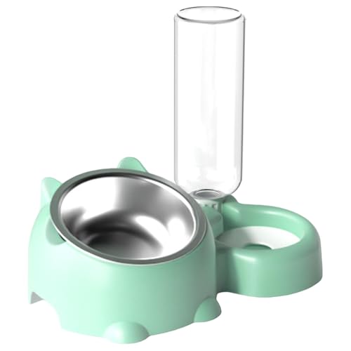 Katzenfutter- Und Wassernapf-Set – Um 16 Grad Geneigte Katzenfutterstation | Abnehmbare Hundenäpfe | Doppelte Katzennäpfe | Katzenfutternapf Mit Wasserspender | Futter- Und Wasserspender Für Kleine Un Katzenfutter- Und Wassernapf-Set – Um 16 Grad Geneigte Katzenfutterstation | Abnehmbare Hundenäpfe | Doppelte Katzennäpfe | Katzenfutternapf Mit Wasserspender | Futter- Und Wasserspender Für Kleine Un von COMFOLIVING