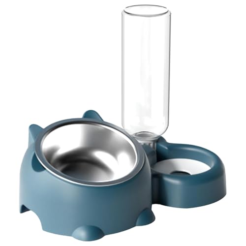 Katzenfutter- Und Wassernapf-Set – Um 16 Grad Geneigte Katzenfutterstation | Abnehmbare Hundenäpfe | Doppelte Katzennäpfe | Katzenfutternapf Mit Wasserspender | Futter- Und Wasserspender Für Kleine Un Katzenfutter- Und Wassernapf-Set – Um 16 Grad Geneigte Katzenfutterstation | Abnehmbare Hundenäpfe | Doppelte Katzennäpfe | Katzenfutternapf Mit Wasserspender | Futter- Und Wasserspender Für Kleine Un von COMFOLIVING
