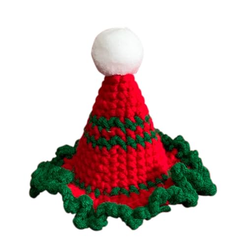Katzenmützen - Weihnachtsmütze | Weihnachts-Partyhüte für Katzen | Niedliche Weihnachtsmützen-Hundekostüme mit leuchtenden Farben | Gestrickte Weihnachtsmütze | Weiches und gemütliches Welpenkostüm fü Katzenmützen - Weihnachtsmütze | Weihnachts-Partyhüte für Katzen | Niedliche Weihnachtsmützen-Hundekostüme mit leuchtenden Farben | Gestrickte Weihnachtsmütze | Weiches und gemütliches Welpenkostüm fü von COMFOLIVING