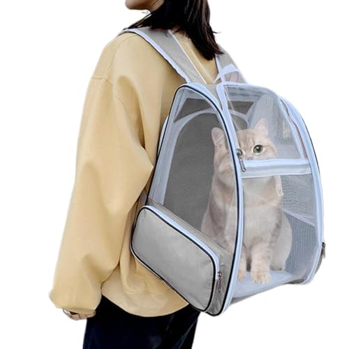Katzentragerucksack – Hunderucksack | Haustierrucksack | Belüften Sie den Hunderucksack | Belüften Sie den Hunderucksack | Tragbare Welpen-Rucksacktasche, belüfteter Ausflugsrucksack für den Außenbere von COMFOLIVING