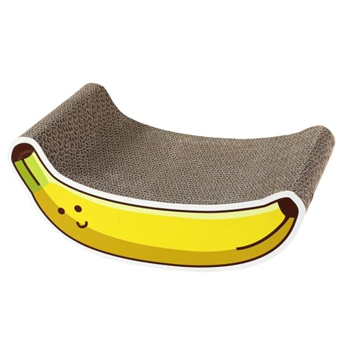 Kratzunterlage für Katzen | Pflanzliche Wellpappe für Kätzchen | Bananen-Zwiebel- und Karottenform-Katzenkratzer, Katzenkratzer für den Innenbereich Kratzunterlage für Katzen | Pflanzliche Wellpappe für Kätzchen | Bananen-Zwiebel- und Karottenform-Katzenkratzer, Katzenkratzer für den Innenbereich von COMFOLIVING