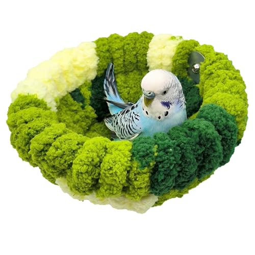 Wellensittichbett – Vogelkäfigzubehör | Vogelkäfignest | Vogelnest | Sittichbett Warmes Vogelnest | Papageiennest | Sittichnest Nymphensittichbett | Winterschlafbett, Vogelhängematte für Papageiennymp Wellensittichbett – Vogelkäfigzubehör | Vogelkäfignest | Vogelnest | Sittichbett Warmes Vogelnest | Papageiennest | Sittichnest Nymphensittichbett | Winterschlafbett, Vogelhängematte für Papageiennymp von COMFOLIVING