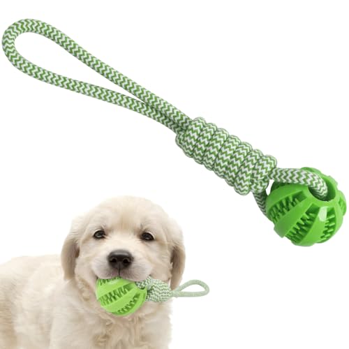COMFPET-US-Dog Tug Toy-Ball Green von COMFPET