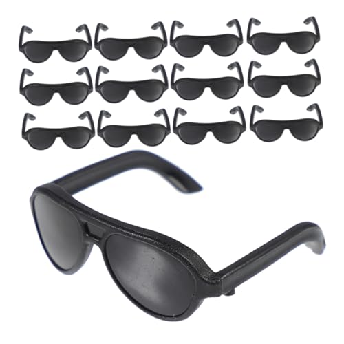 COMNESTBI 24 Stück Sonnenbrillen Für Zubehör Winzige Brille Mini Klein Brillenrequisiten Zum Anziehen Lustige Brillendekore Dekorative Brillenrequisiten Modelle Pp Black COMNESTBI 24 Stück Sonnenbrillen Für Zubehör Winzige Brille Mini Klein Brillenrequisiten Zum Anziehen Lustige Brillendekore Dekorative Brillenrequisiten Modelle Pp Black von COMNESTBI