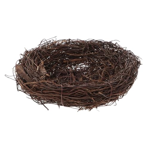 COMNESTBI Künstliches Nest Ornament aus Rattan Dekoration für Garten und Vogelhaus Zubehör und Stilvolle Gartendeko Leicht Handhaben COMNESTBI Künstliches Nest Ornament aus Rattan Dekoration für Garten und Vogelhaus Zubehör und Stilvolle Gartendeko Leicht Handhaben von COMNESTBI