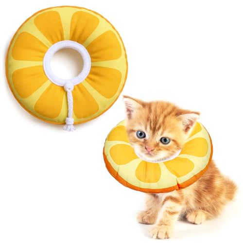 Kätzchenzapfen nach Operationen, klein, wasserdicht, Kegel, Halsband, kleine Katzen, Donut, weich, um das Lecken des Halses zu stoppen, elisabethanisches Halsband für die Genesung Kätzchenzapfen nach Operationen, klein, wasserdicht, Kegel, Halsband, kleine Katzen, Donut, weich, um das Lecken des Halses zu stoppen, elisabethanisches Halsband für die Genesung von COMNICO