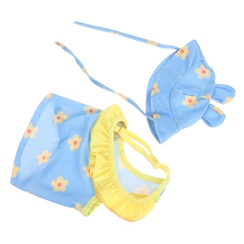 COMPUKAS 1 Set Hundebademode Und Hut-Set, Atmungsaktive Haustier-Bikini-Kleidung Mit Verstellbaren Trägern, Sommer-Hunde-Outfit-kostüme Für Strandpool, Welpen-Badeanzug COMPUKAS 1 Set Hundebademode Und Hut-Set, Atmungsaktive Haustier-Bikini-Kleidung Mit Verstellbaren Trägern, Sommer-Hunde-Outfit-kostüme Für Strandpool, Welpen-Badeanzug von COMPUKAS