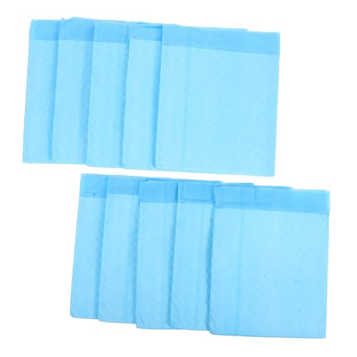 COMPUKAS 10Stücke Wasserabsorbierendes Vogelkäfig Pad Papier Einweg Vogelkot Pad für Papageienkäfige aus Pe und Vliesstoff Schützendes Chassis Papier Sky für Käfige von COMPUKAS