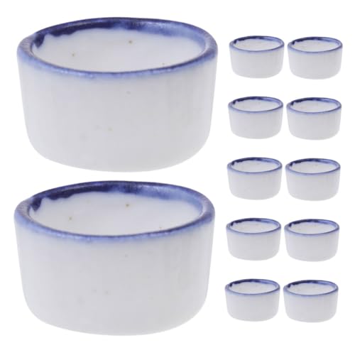 COMPUKAS 12pcs Winziges Reptilien -fütterungsschüssel Mini -Keramik -fütterungsschale Für Spinnen, Tarantulas, Einsiedlerkrabben Und COMPUKAS 12pcs Winziges Reptilien -fütterungsschüssel Mini -Keramik -fütterungsschale Für Spinnen, Tarantulas, Einsiedlerkrabben Und von COMPUKAS
