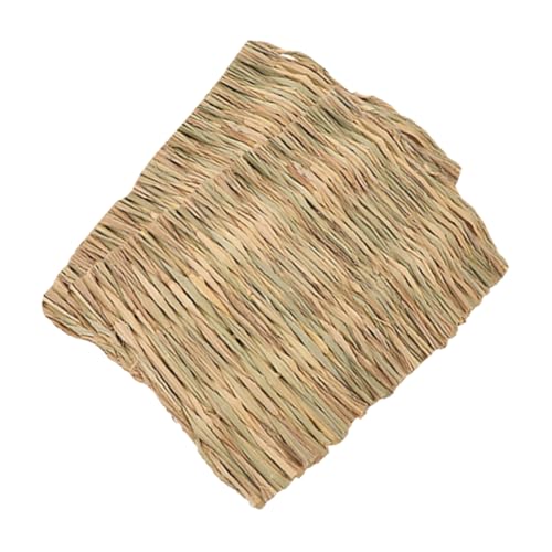 COMPUKAS 2 Stück Kaninchen-grasmatte, Natürliche Hasen-heumatte, Gewebtes Haustier-schlafbett, Kauspielzeug Für Hamster, Hasen, Meerschweinchen, Küken Und Andere Kleintiere COMPUKAS 2 Stück Kaninchen-grasmatte, Natürliche Hasen-heumatte, Gewebtes Haustier-schlafbett, Kauspielzeug Für Hamster, Hasen, Meerschweinchen, Küken Und Andere Kleintiere von COMPUKAS