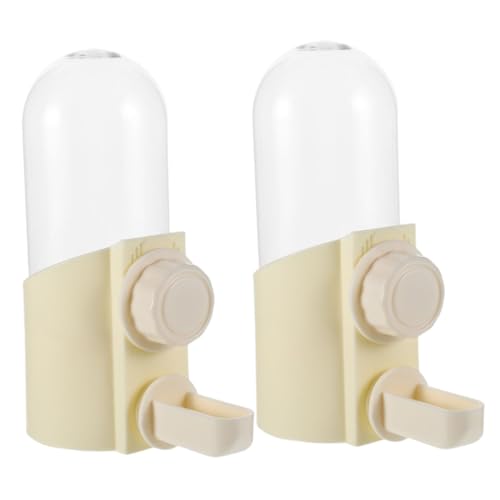 COMPUKAS 2-teiliges Vogel-wasserspender: Papageienflasche, Taubentränke, Kleiner Haustier-wasserspender, Automatisches Vogel-tränkgerät Für Sittiche, Wachteln, Hühner, von COMPUKAS