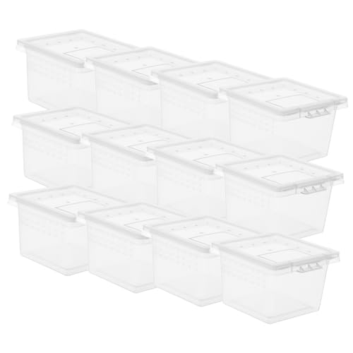 COMPUKAS 20Stücke Reptilien Aufzuchtbox Transparente Fütterungsbox für Spinnen Eidechsen Schildkröten und Frösche Langlebig und Sicher aus Material für Terrarien COMPUKAS 20Stücke Reptilien Aufzuchtbox Transparente Fütterungsbox für Spinnen Eidechsen Schildkröten und Frösche Langlebig und Sicher aus Material für Terrarien von COMPUKAS