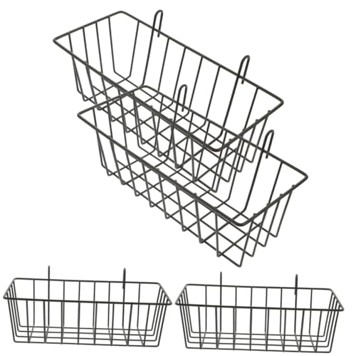 COMPUKAS 4Stücke Heu Futterspender aus Metall Stabiler Heuhalter für Kleintiere für Meerschweinchen und Chinchillas Käfige zu Integrieren von COMPUKAS