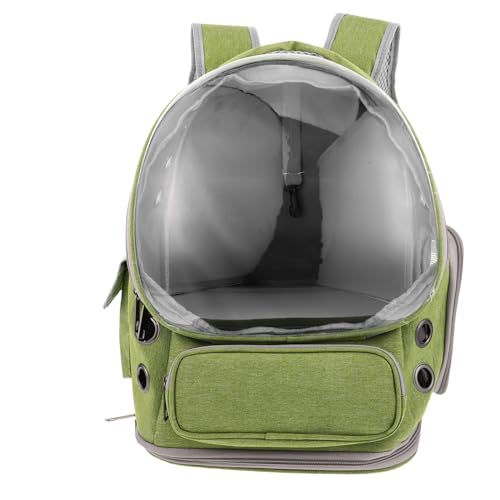 COMPUKAS Katzen-Reisetasche Transparenter Katzenrucksack Atmungsaktiv Faltbar Für Haustiere Im Freien Doppelte Umhängetasche Durchsichtige Kapsel Tragetasche Für Kleine Hunde Welpen COMPUKAS Katzen-Reisetasche Transparenter Katzenrucksack Atmungsaktiv Faltbar Für Haustiere Im Freien Doppelte Umhängetasche Durchsichtige Kapsel Tragetasche Für Kleine Hunde Welpen von COMPUKAS