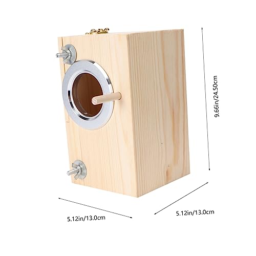 COMPUKAS Outdoor Garten Dekoration Holz Papageien Zuchtbox Klapp Vogelnest Umweltfreundliches Tungholz Kiefernholz Witterungsbeständig für Innen und Außeninstallation COMPUKAS Outdoor Garten Dekoration Holz Papageien Zuchtbox Klapp Vogelnest Umweltfreundliches Tungholz Kiefernholz Witterungsbeständig für Innen und Außeninstallation von COMPUKAS