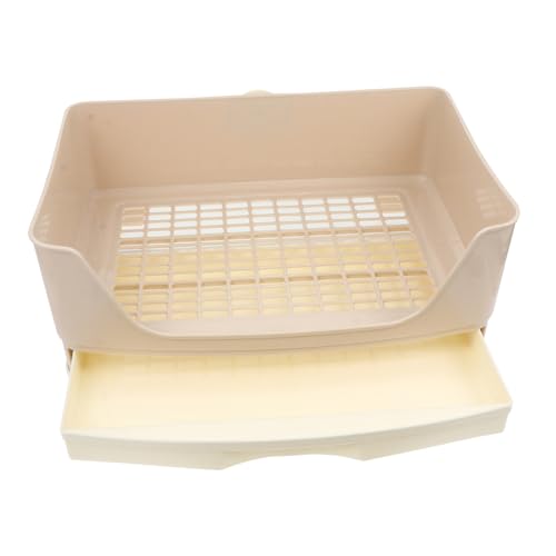 COMPUKAS Pet Litter Tray für Kleintiere Bequeme Kaninchentoilette aus Hochwertigem mit Rutschfester Unterseite für Haustierhaltung Einfach zu Reinigen und Sicher zu COMPUKAS Pet Litter Tray für Kleintiere Bequeme Kaninchentoilette aus Hochwertigem mit Rutschfester Unterseite für Haustierhaltung Einfach zu Reinigen und Sicher zu von COMPUKAS