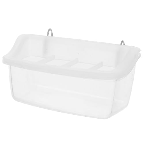 COMPUKAS Vogel Wasserspender und Futterstation für Käfige Transparenter Spritzwassergeschützter Futternapf für Wellensittiche und Nymphensittiche Einfach zu Reinigen für Sauberes Futter COMPUKAS Vogel Wasserspender und Futterstation für Käfige Transparenter Spritzwassergeschützter Futternapf für Wellensittiche und Nymphensittiche Einfach zu Reinigen für Sauberes Futter von COMPUKAS