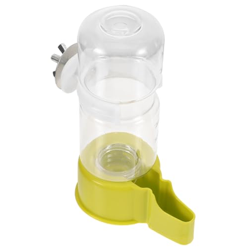 COMPUKAS Vogeltrinker Vogelfutter Papagei Wasserbehälter Mit Wasserhahn Wasserflasche Wasserspender Hamster Hühnerwasserbecher Papageienzubehör Brunnen Besonderheit Abs Plastik von COMPUKAS