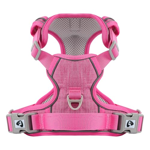 COMSLE Anti-Zug-Hundegeschirr Klein Mittel Groß Hund, Rosa L COMSLE Anti-Zug-Hundegeschirr Klein Mittel Groß Hund, Rosa L von COMSLE