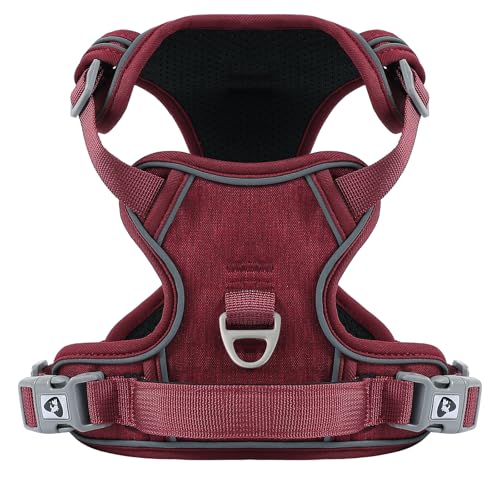 COMSLE Anti-Zug-Hundegeschirr Klein Mittel Groß Hund, Rot XL COMSLE Anti-Zug-Hundegeschirr Klein Mittel Groß Hund, Rot XL von COMSLE