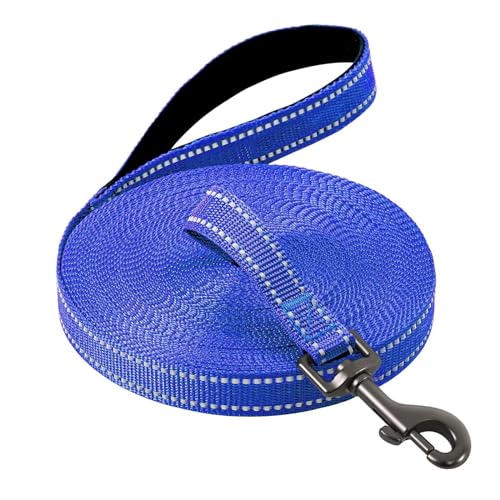 COMSLE Schleppleine für Hunde, 3m / 5m / 10m / 15m / 20m Robuste Lange Hundeleine Reflektierend Trainingsleine mit Gepolsterter Griff und handschlaufe, Ausbildungsleine für Kleine bis Große Hunde COMSLE Schleppleine für Hunde, 3m / 5m / 10m / 15m / 20m Robuste Lange Hundeleine Reflektierend Trainingsleine mit Gepolsterter Griff und handschlaufe, Ausbildungsleine für Kleine bis Große Hunde von COMSLE