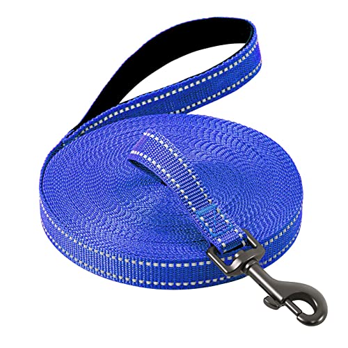 COMSLE Schleppleine für Hunde, 3m / 5m / 10m / 15m / 20m Robuste Lange Hundeleine Reflektierend Trainingsleine mit Gepolsterter Griff und handschlaufe, Ausbildungsleine für Kleine bis Große Hunde COMSLE Schleppleine für Hunde, 3m / 5m / 10m / 15m / 20m Robuste Lange Hundeleine Reflektierend Trainingsleine mit Gepolsterter Griff und handschlaufe, Ausbildungsleine für Kleine bis Große Hunde von COMSLE