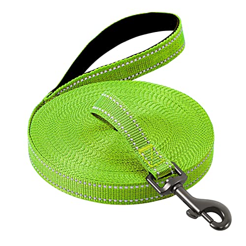 COMSLE Schleppleine für Hunde, 3m / 5m / 10m / 15m / 20m Robuste Lange Hundeleine Reflektierend Trainingsleine mit Gepolsterter Griff und handschlaufe, Ausbildungsleine für Kleine bis Große Hunde COMSLE Schleppleine für Hunde, 3m / 5m / 10m / 15m / 20m Robuste Lange Hundeleine Reflektierend Trainingsleine mit Gepolsterter Griff und handschlaufe, Ausbildungsleine für Kleine bis Große Hunde von COMSLE