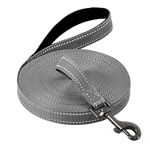 COMSLE Schleppleine für Hunde, 3m / 5m / 10m / 15m / 20m Robuste Lange Hundeleine Reflektierend Trainingsleine mit Gepolsterter Griff und handschlaufe, Ausbildungsleine für Kleine bis Große Hunde COMSLE Schleppleine für Hunde, 3m / 5m / 10m / 15m / 20m Robuste Lange Hundeleine Reflektierend Trainingsleine mit Gepolsterter Griff und handschlaufe, Ausbildungsleine für Kleine bis Große Hunde von COMSLE
