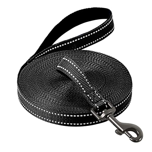 COMSLE Schleppleine für Hunde, 3m / 5m / 10m / 15m / 20m Robuste Lange Hundeleine Reflektierend Trainingsleine mit Gepolsterter Griff und handschlaufe, Ausbildungsleine für Kleine bis Große Hunde COMSLE Schleppleine für Hunde, 3m / 5m / 10m / 15m / 20m Robuste Lange Hundeleine Reflektierend Trainingsleine mit Gepolsterter Griff und handschlaufe, Ausbildungsleine für Kleine bis Große Hunde von COMSLE