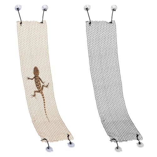 COMSUN Bartagamen-Hängematte, zusammenklappbare Reptilien-Hängematte, Liege, geeignet zum Ausruhen, Klettern, Reptilien-Hängematte für mittlere kleine Eidechse, Chamäleon und Gecko, rechteckig, COMSUN Bartagamen-Hängematte, zusammenklappbare Reptilien-Hängematte, Liege, geeignet zum Ausruhen, Klettern, Reptilien-Hängematte für mittlere kleine Eidechse, Chamäleon und Gecko, rechteckig, von COMSUN