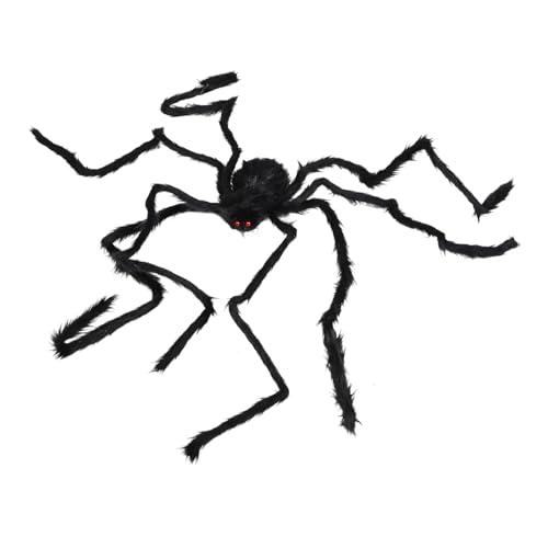 CONGARTENO Halloween XXL Weiche Spinnen Deko für Haustiere Weiches Plüschmaterial Kreative und Gruselige Spider Decoration für Drinnen Originelle Haustier Halloween Accessoires CONGARTENO Halloween XXL Weiche Spinnen Deko für Haustiere Weiches Plüschmaterial Kreative und Gruselige Spider Decoration für Drinnen Originelle Haustier Halloween Accessoires von CONGARTENO